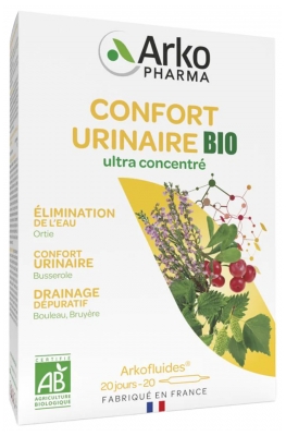 Arkopharma Arkofluides Harnkomfort Bio 20 Ampullen