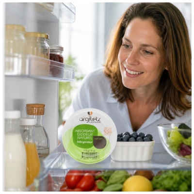 Argiletz Dabīgais Odoru Absorbētājs Ledusskapim Zaļais Māls 115 g