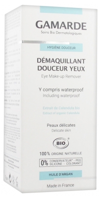 Gamarde Milde Hygiene Sanfter Augen-Make-up-Entferner Bio 30 ml