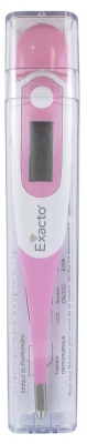 Biosynex Exacto Thermometer Soft & Fast - Colour: Pink