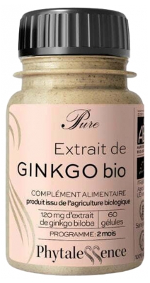 Phytalessence Pura Ginkgo Bio 60 Cápsulas
