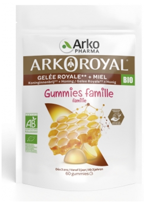 Arkopharma Arko Royal Gomme Biologiche per la Famiglia 60 Gomme