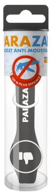 Parazap Anti-Mosquito Bracelet With Essential Oils - Colour: Black