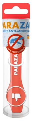 Parazap Anti-Mosquito Bracelet With Essential Oils - Colour: Red