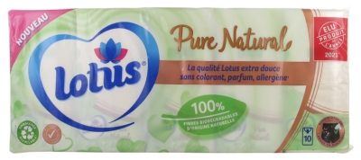 Lotus Pure Natural 10 Cases of 9 Tissues