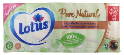 Lotus Puur Natuurlijk 10 Doosjes van 9 Tissues