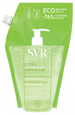 SVR Sebiaclear Eco-Refill Gel Schiumogeno Anti-Blemish 400 ml