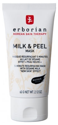 Erborian Milk & Peel 5 Minute Resurfacing Mask con Latte di Sesamo 60 g