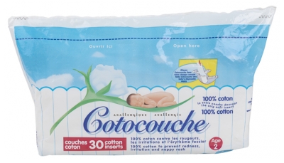 Cotocouche Cotton Inserts Age 2 30 Nappies