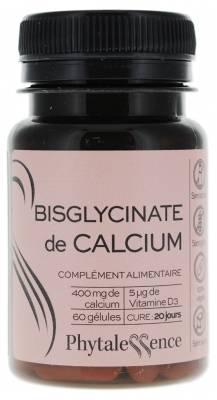 Phytalessence Bisglycinate de Calcium 60 Gélules
