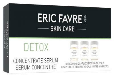 Eric Favre Skin Care Detox Sérum Concentré 10 Ampoules