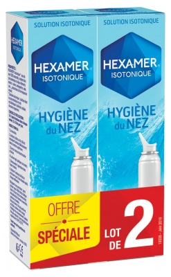 Hexamer Isotonic Nose Hygiene Spray Soft Spray 2 x 100ml