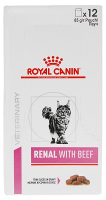 Royal Canin Renal Cat Beef 12 Saszetek