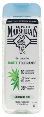 Le Petit Marseillais Ochronny żel pod Prysznic Wysoka Tolerancja Konopie Organiczne 400 ml