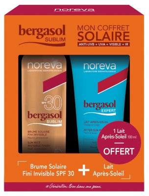 Noreva Bergasol Sublim Sunscreen Mist SPF30 150 ml + Expert After Sun Milk Face and Body 100 ml Gratis