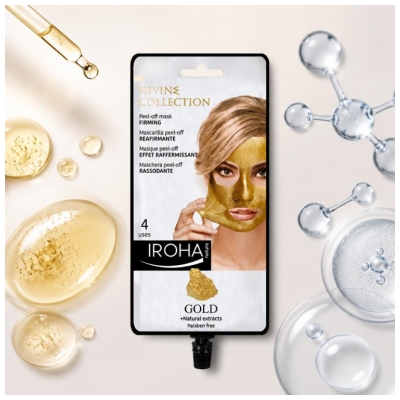 Iroha Nature Divine Collection Firming Peel-Off Mask Gold 24k 25ml