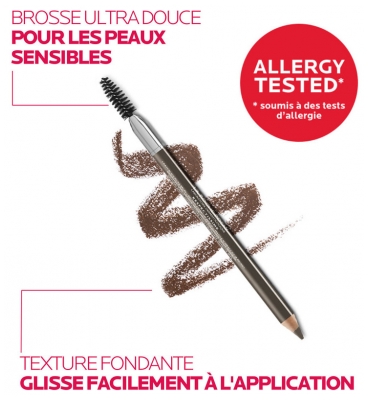 La Roche-Posay Tolériane Crayon Sourcil - Teinte : Brun