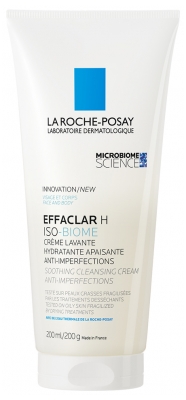 La Roche-Posay Effaclar H Iso-Biome Beruhigende Feuchtigkeitsspendende Waschcreme 200 ml