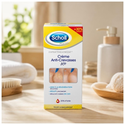 Scholl Urea K+ 25% Halkaistujen kantapäiden voide 120 ml