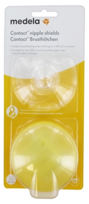 Medela 2 Contact Nipple Shields - Size: L - 24mm