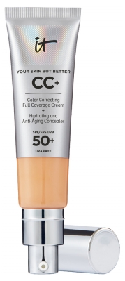 IT Cosmetics Vaša koža, samo boljša CC+ Krema CC Krema SPF50+ 32 ml - Odtenek: Srednje rjava barva