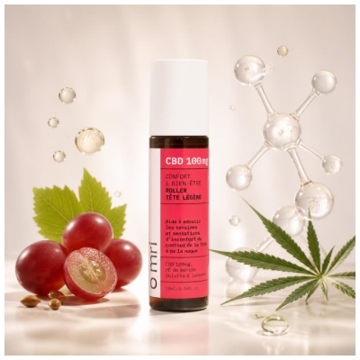Omri Roller Tête Légère CBD 100 mg 10 ml