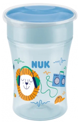 NUK Magic Cup 230 ml 8 Mois et + - Couleur : Bleu
