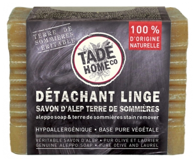 Tadé Home Fleckentferner Leinen Seife von Aleppo Terre de Sommières 250 g