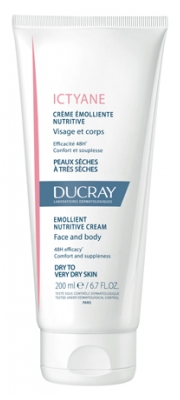 Ducray Ictyane Pflegendes Emollient Pflegende Gesichts- und Körpercreme 200 ml