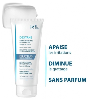 Ducray Dexyane Crème Emolliente Anti-Grattage 200 ml