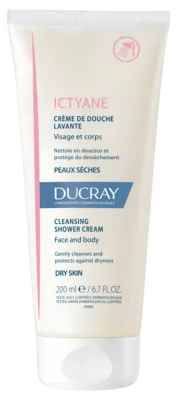 Ducray Ictyane Reinigende Douchecrème Voor Droge Huid 200 ml