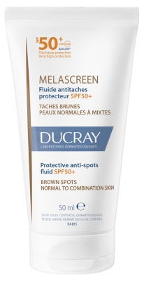 Ducray Melascreen Fluid za zaščito pred madeži SPF50+ 50 ml