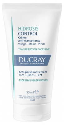 Ducray Hidrosis Control Antiperspirant Cream Face-Hands-Feet 50ml