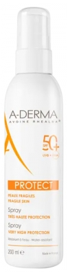 A-DERMA Protect Spray Molto Alto SPF50+ 200 ml