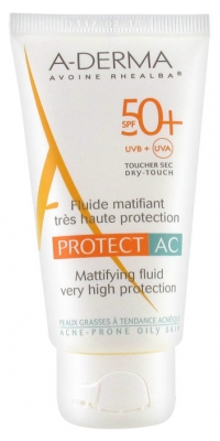 A-DERMA Protect AC Mattifying Fluid Very High Protection SPF50+ 40ml