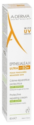 A-DERMA Epitheliale A.H Crème Réparatrice Protectrice Ultra SPF50+ 40 ml