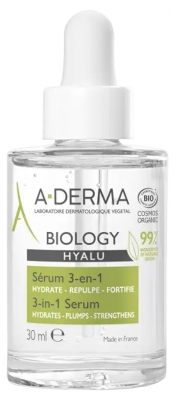 A-DERMA Biologie Hyalu Sérum 3en1 Bio 30 ml