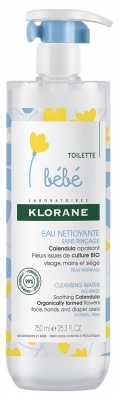 Klorane Baby No-Rinse Cleansing Water 750ml