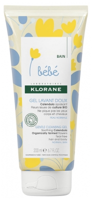 Klorane Baby Mild Vaskegel 200 ml