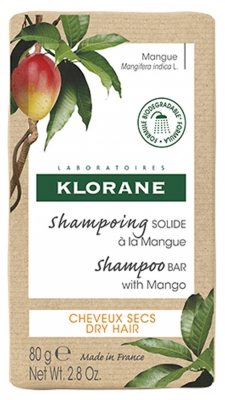Klorane Mango Solid Shampoo 80 g