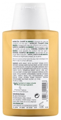 Klorane Nutrition - Cheveux Secs Shampoing à la Mangue 100 ml
