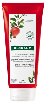 Klorane Éclat - Cheveux Colorés Après-Shampoing à la Grenade 200 ml