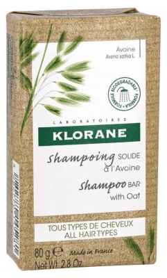Klorane Shampoing Solide à l'Avoine 80 g
