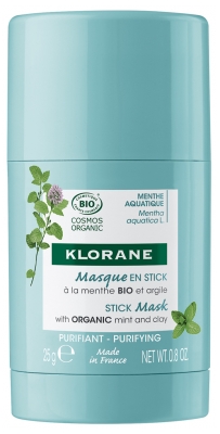 Klorane Bio-Minze und Tonerde Maske Stick 25 g