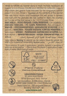 Klorane Masque Poudre Traitant au Galanga Pellicules Persistantes 8 Sachets