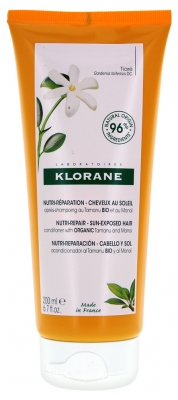 Klorane Nutri-Réparaton - Cheveux au Soleil Après-Shampoing au Tamanu Bio et au Monoï 200 ml