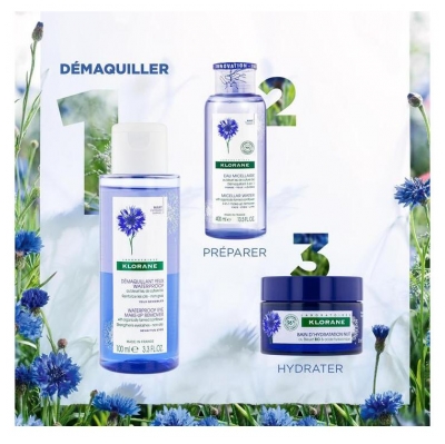 Klorane Démaquillant Yeux Waterproof au Bleuet 100 ml