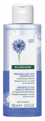 Klorane Démaquillant Yeux Waterproof au Bleuet 100 ml