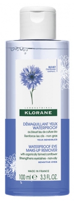 Klorane Make-up-Entferner Augen Wasserdicht mit Heidelbeere 100 ml