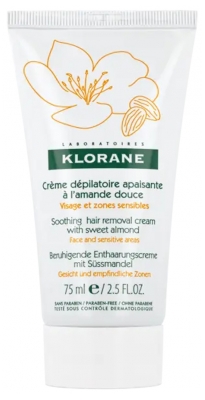 Klorane Soothing Hair Removal Cream With Sweet Almond 75ml